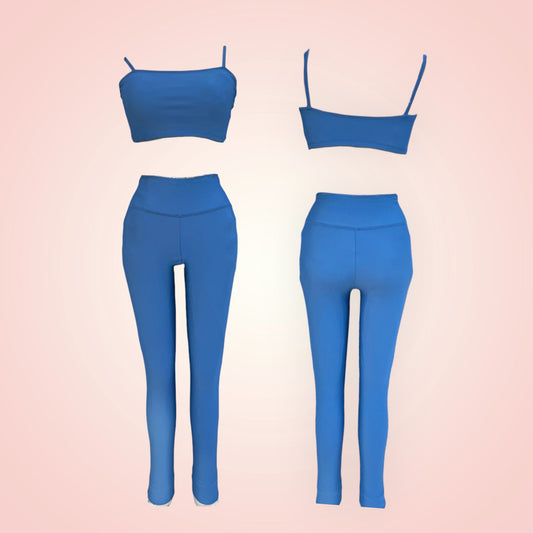 Minimalist Blues Legging Set