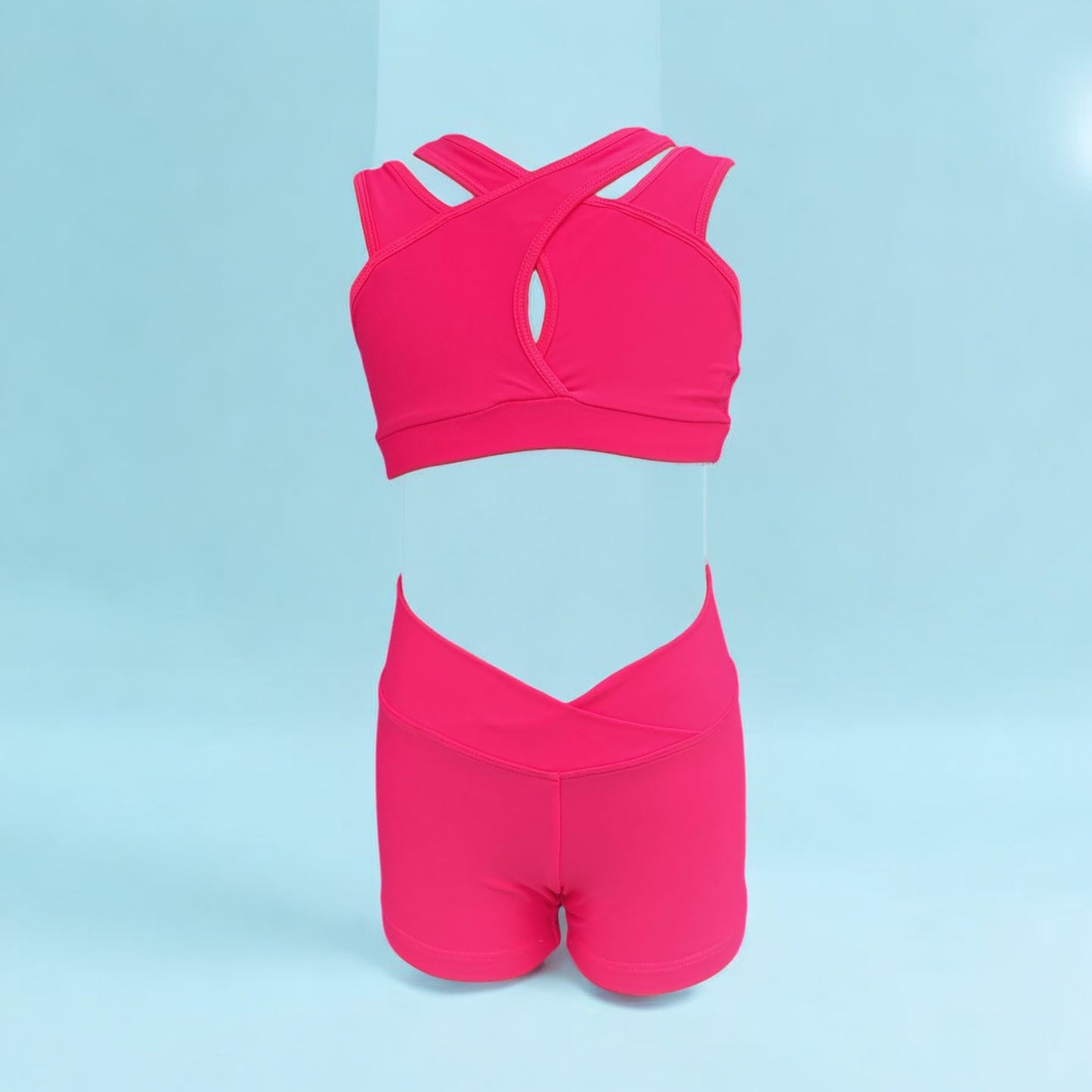 Abi Shorts: Coral