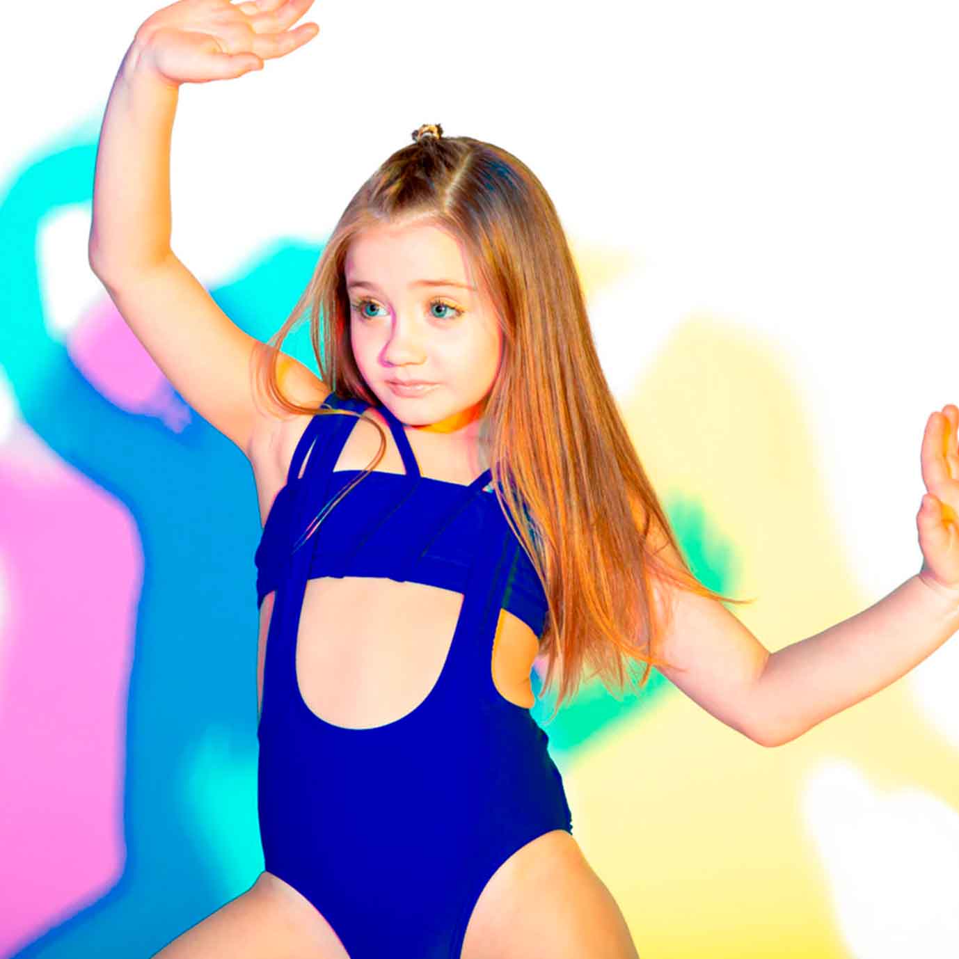 Kira Top: Royal Blue opra dancewear