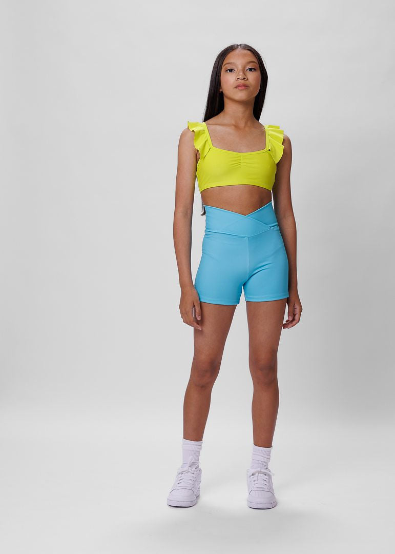 Bella Top: Chartreuse-TOPS-opradancewear
