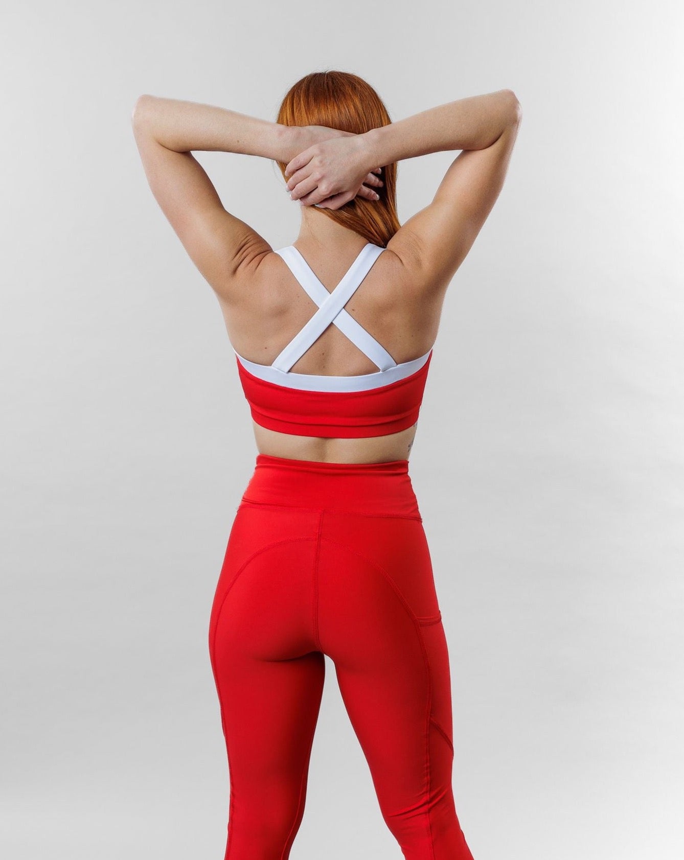 Vero Leggings: Red-LEGGINGS-opradancewear