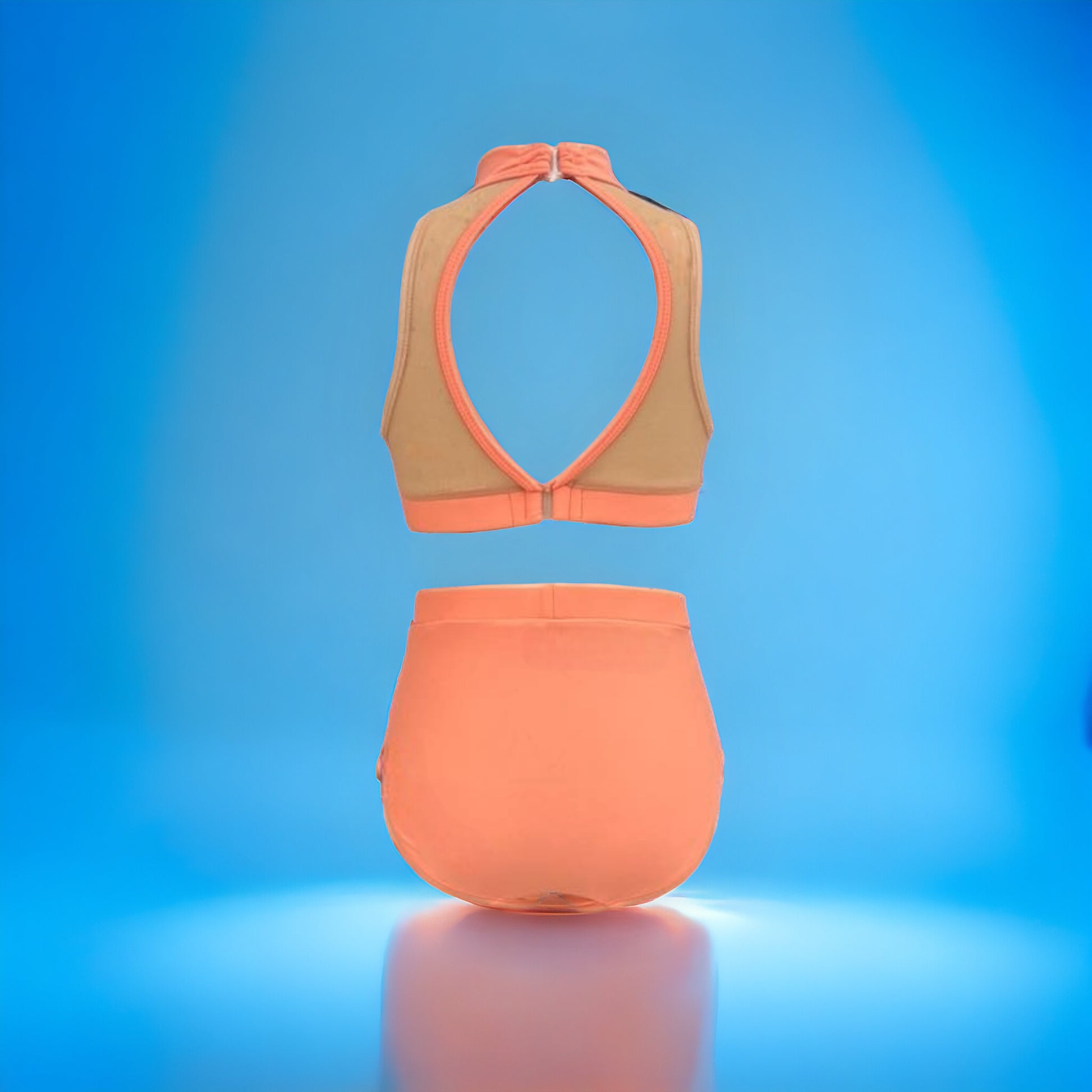 The pantone color of the year, this peach set and top is the perfect compliment to your dancers wardrobe. Wear it as is for class or amp it up for the stage! Mix it with any of these tones; fuschia, whites, aqua, lilacs for an array of genres and sensations. 