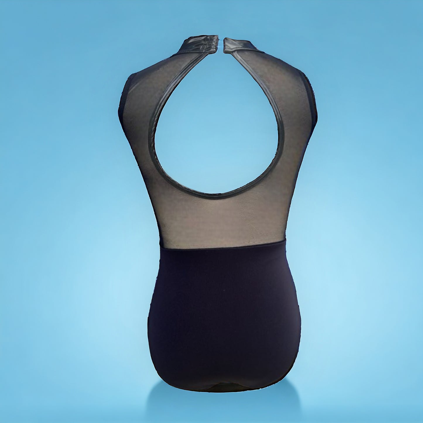 Take your dance style to the next level with the Savannah Vinyl Limited Edition leotard. Designed to flatter and exude confidence, this stunning leotard features a high neck and high waistline that creates length along your curves. The unique texture of vinyl adds an edgy touch, making this the perfect choice for jazz performances or a standout look for photoshoots.