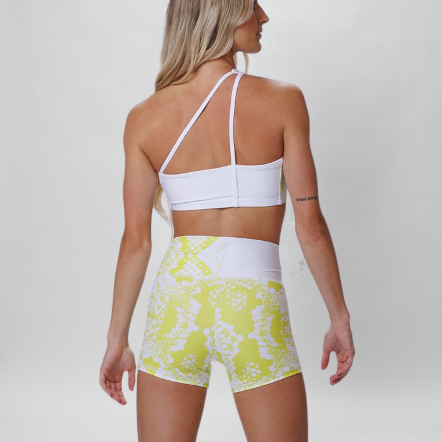 Look cool and feel confident in these Abi Shorts, crafted in butter soft fabric. The flattering high waist and curve of the leg line elongate your figure, while the drop v in the front helps show off your beautiful core. These shorts feature a perfect inseam that won't be too short, but still reveal your gorgeous stems.
