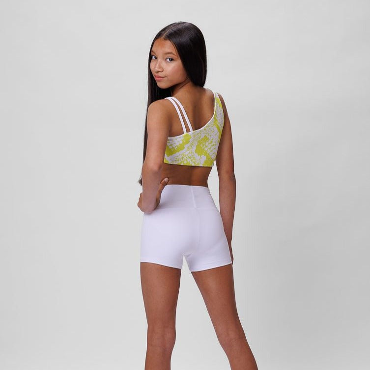 Ultra Top: Chartreuse Snake-TOPS-opradancewear