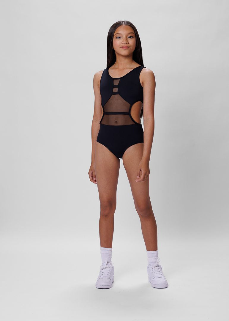 Nina Leo: Black on Black-LEOTARD-opradancewear