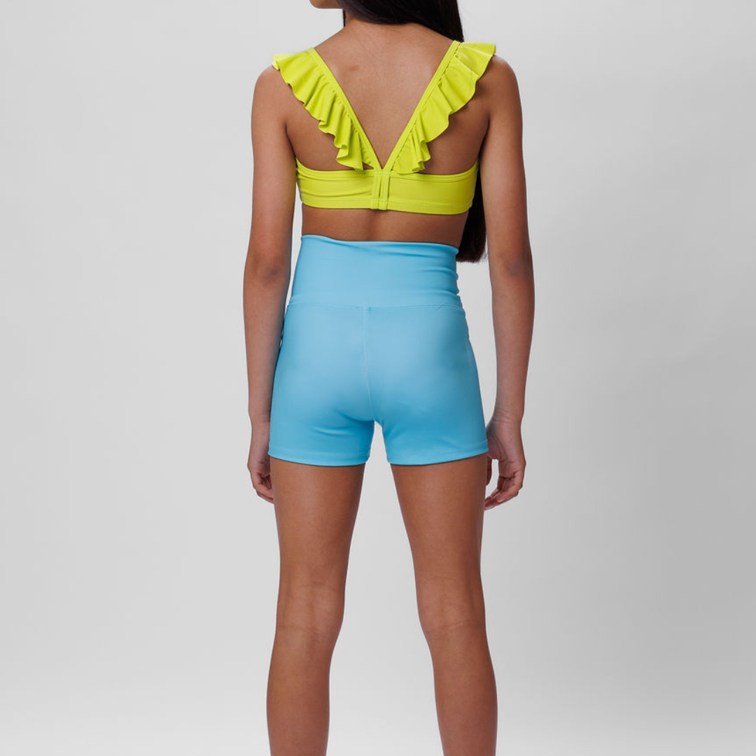 Mia Shorts: Aqua-Shorts-opradancewear