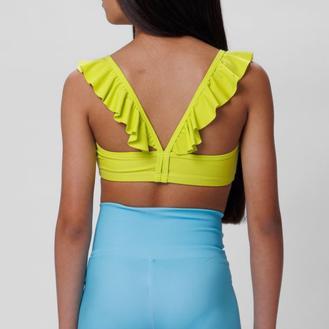 Bella Top: Chartreuse-TOPS-opradancewear