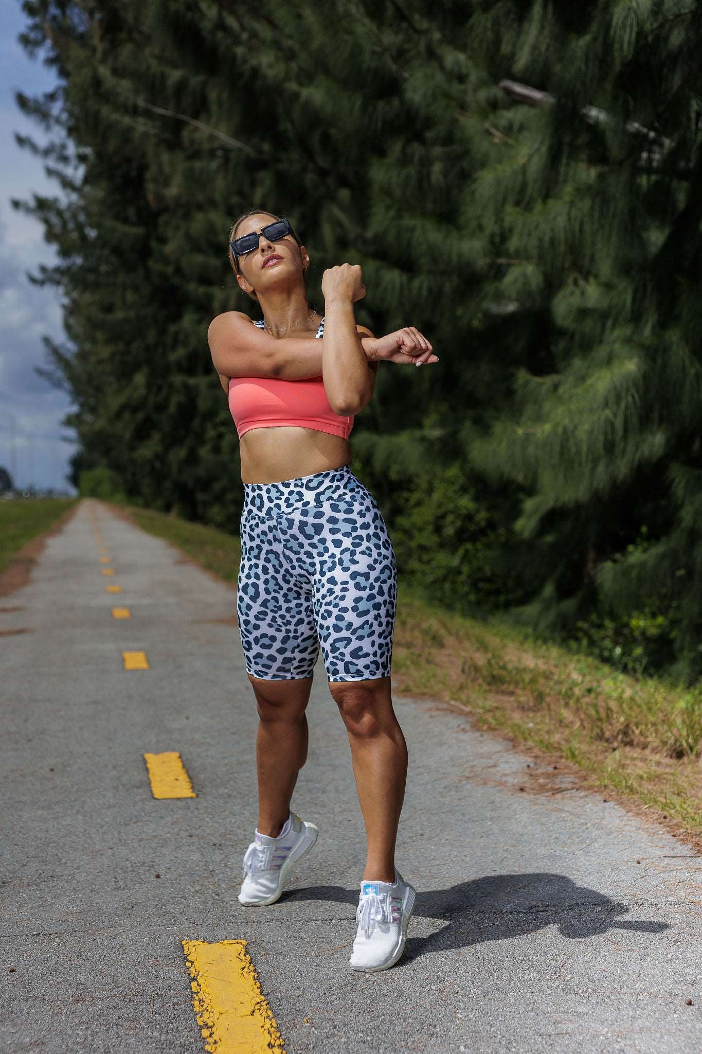 Nikki Top: Peach Leopard: Limited Edition