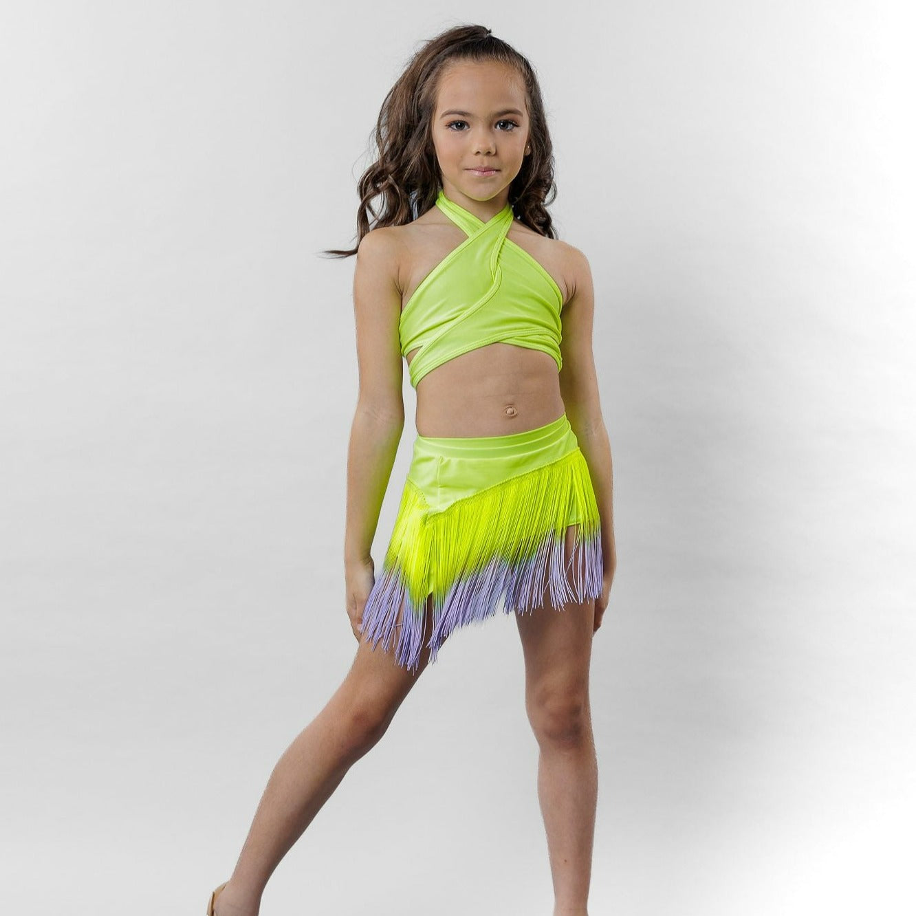 Lala Skirt - Neon Ombre- LAST CALL!-skirt-opradancewear