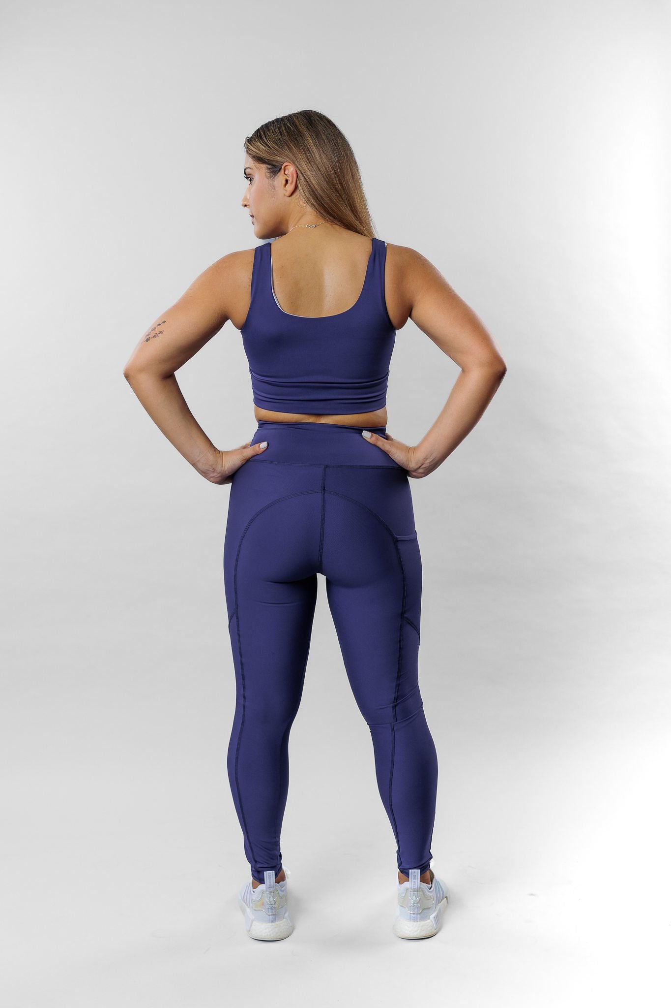 Vero Leggings: Navy-LEGGINGS-opradancewear