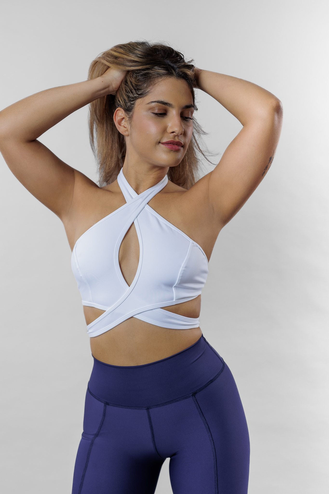 Zoey Top: White-TOPS-opradancewear