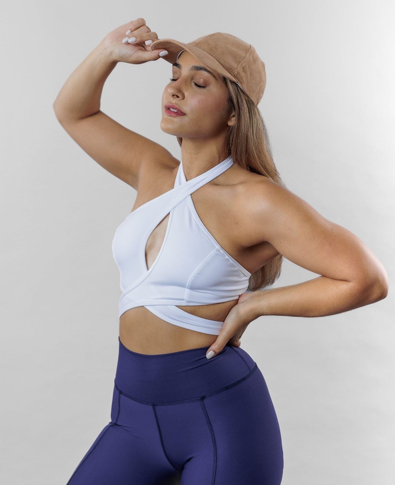 Zoey Top: White-TOPS-opradancewear