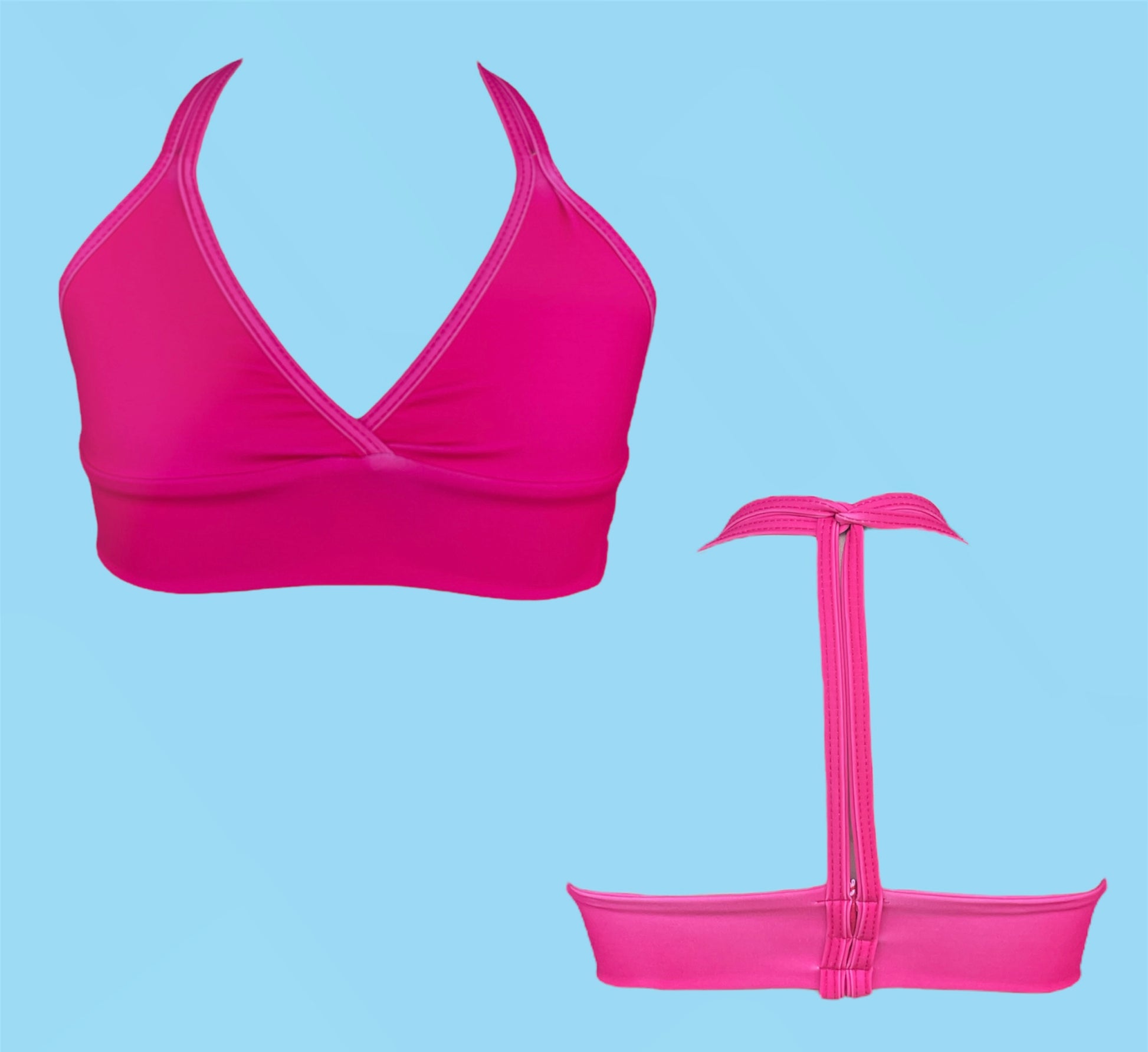 Tri Top: Raspberry-TOPS-opradancewear