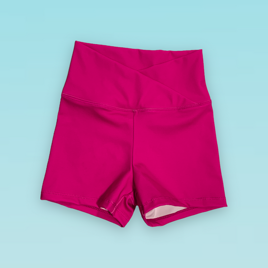 Mia Shorts: Raspberry-Shorts-opradancewear