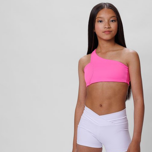 Emma Top : Neon Pink-TOPS-opradancewear