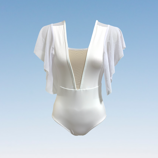 Sofi Leo: White-LEOTARD-opradancewear