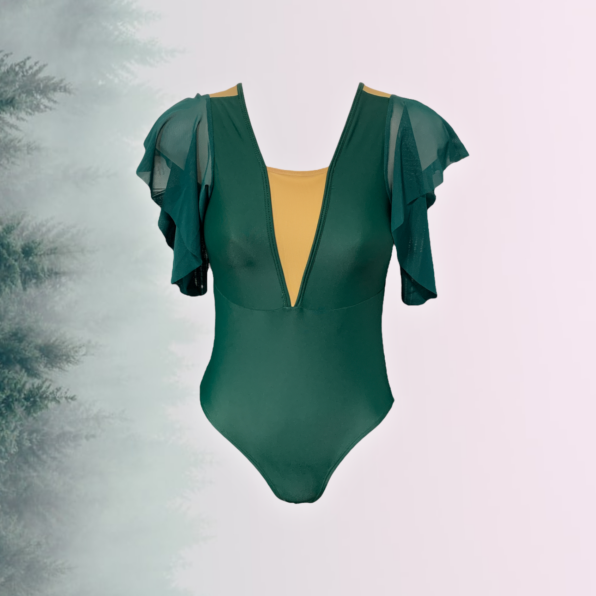 Sofi Leo: Forest Green Limited Edition-LEOTARD-opradancewear