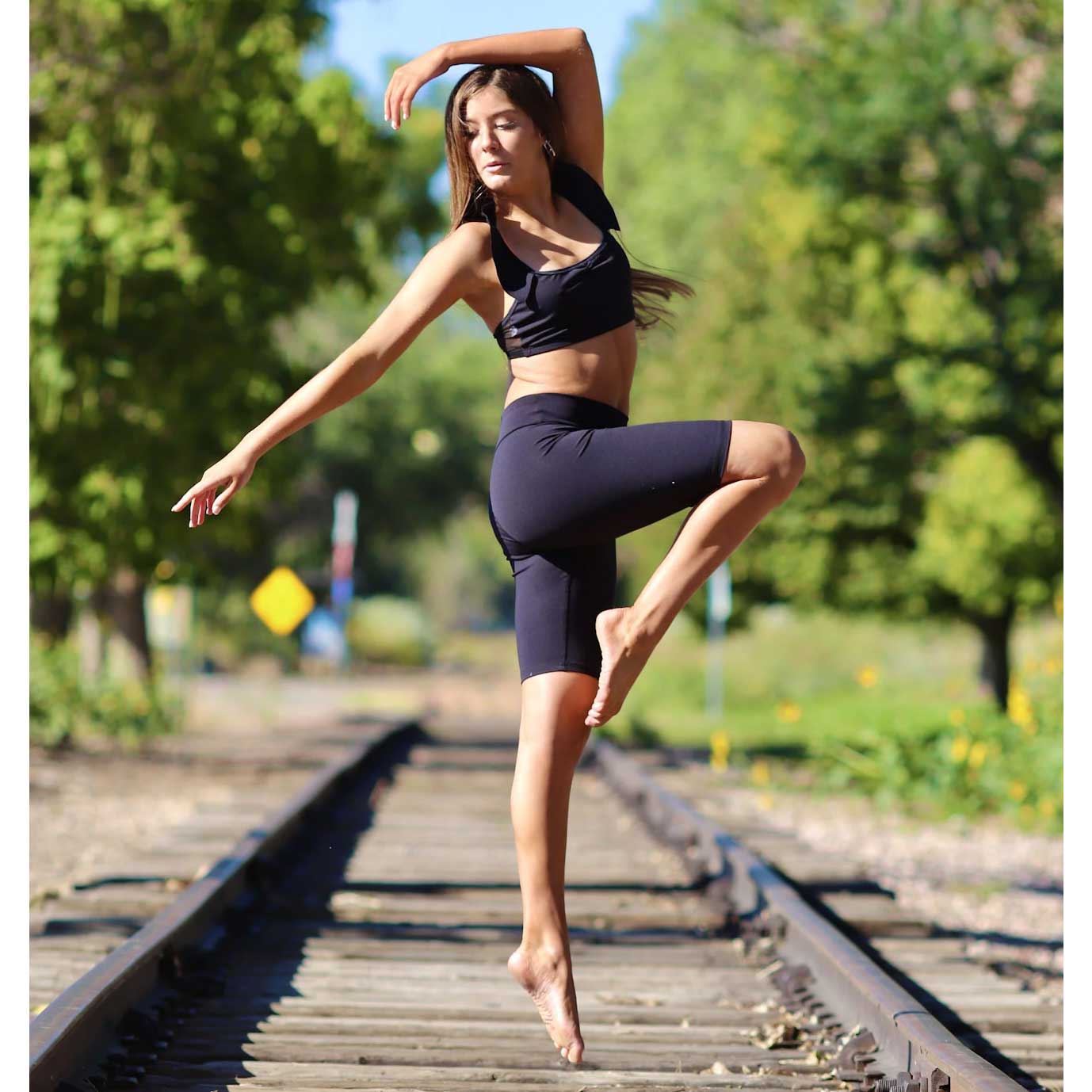 Bici Shorts : Black-Shorts-opradancewear